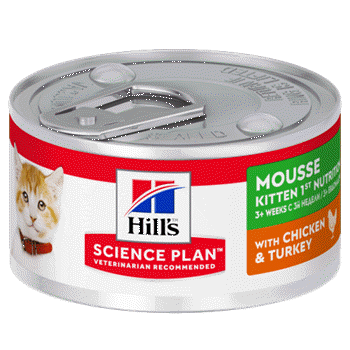 Hill s Kitten 1st Nutrition Mousse Chicken Turkey Size 82 g